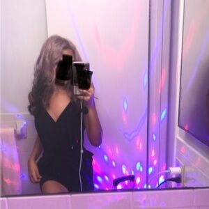 BCBGeneration Elegant Black Halter Top